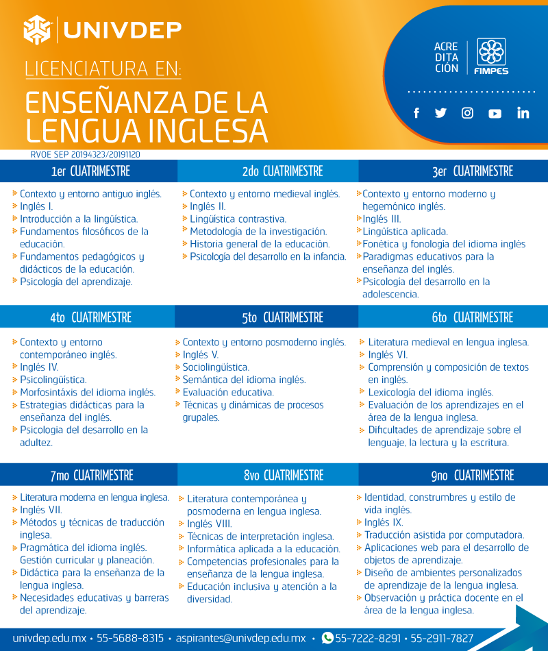 Ensenanza de Lengua Inglesa